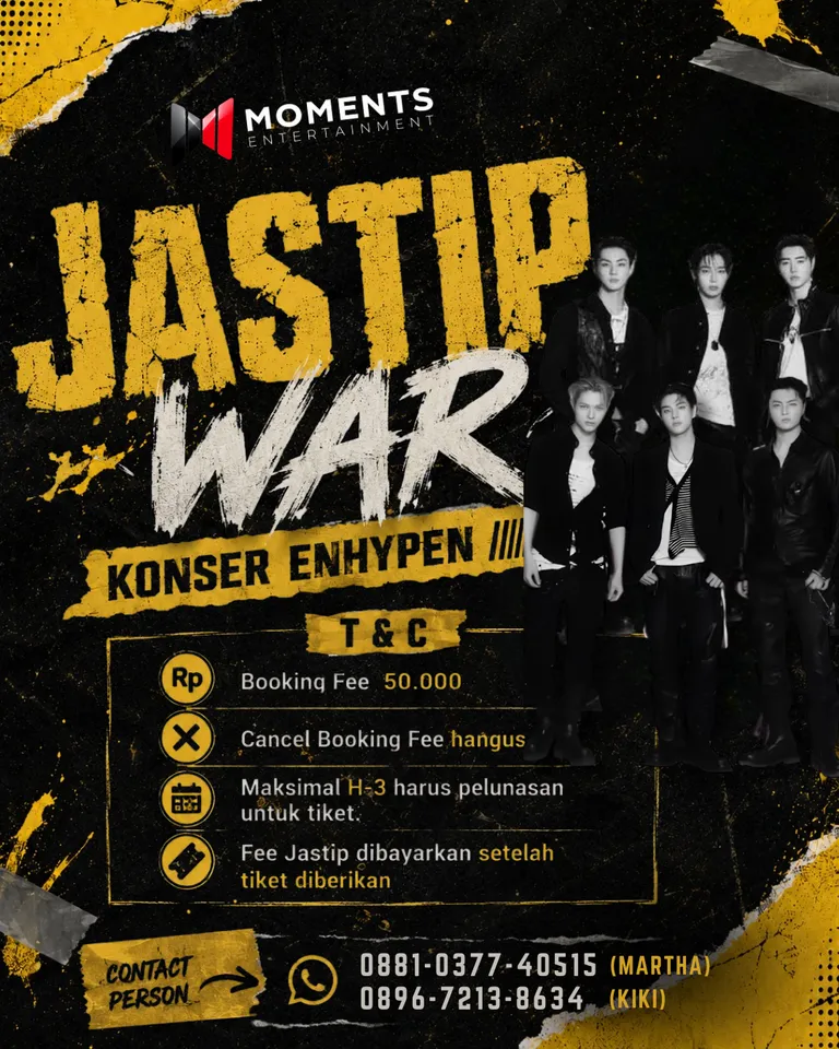 JASTIP WAR TIKET | ENHYPEN WORLD TOUR 'BLOOD SAGA' IN JAKARTA
